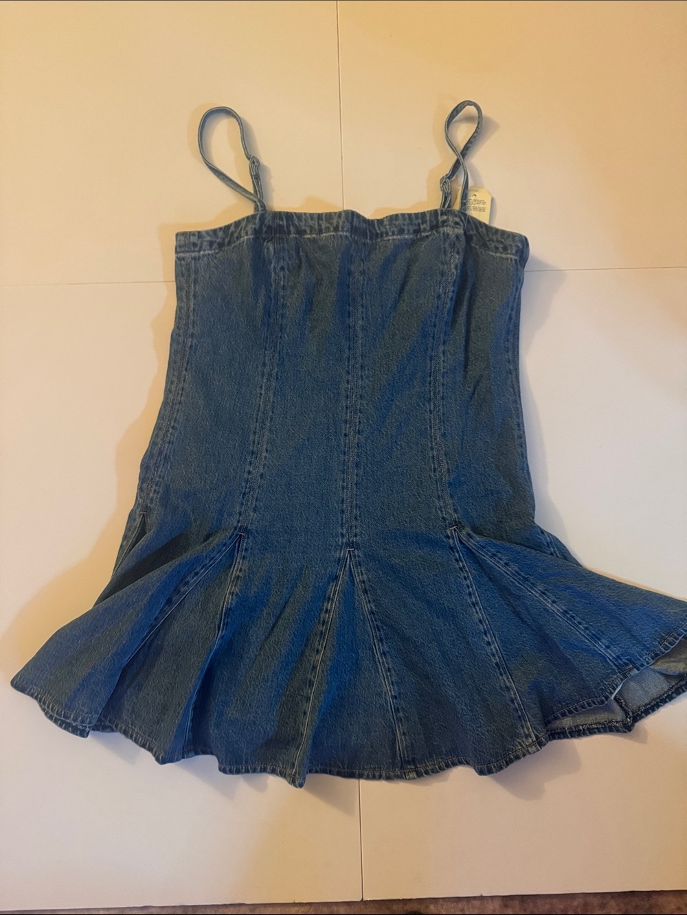 Levi’s Denim Godet Mini Lightweight Dress